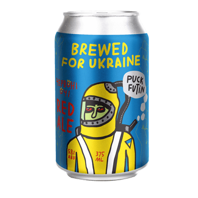 Puck Futin Red Ale 375ml Can - Case of 12