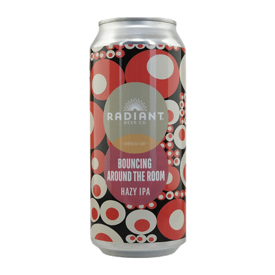 Radiant Bouncing Around The Room Hazy IPA 473ml Can