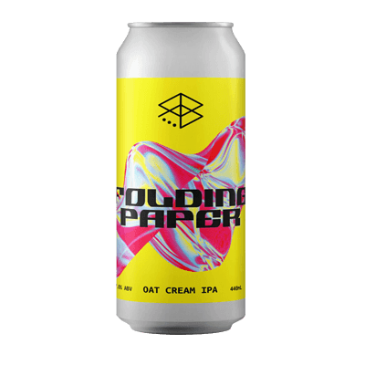 Range Folding Paper Oat Cream IPA 440ml Can
