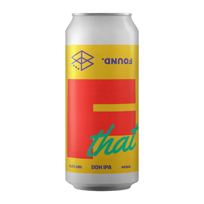 Range x Found. Brewing F That DDH IPA 440ml Can