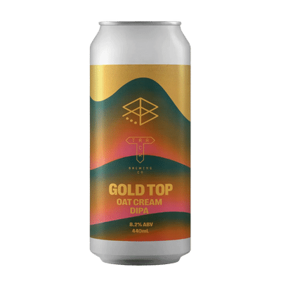 Range x Track Gold Top Oat Cream DIPA 440ml Can