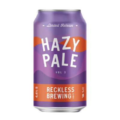 Reckless Hazy Pale Ale V3 375ml Can