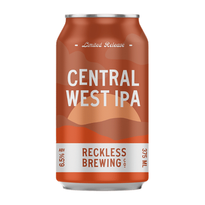 Reckless Central West IPA 375ml Can