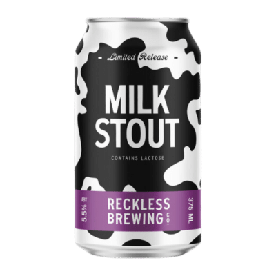 Reckless Milk Stout 375ml Can
