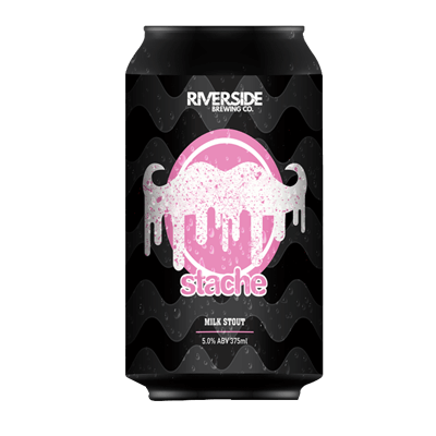 Riverside Stache Milk Stout 375ml Can