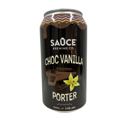 Sauce Choc Vanilla Porter 375ml Can