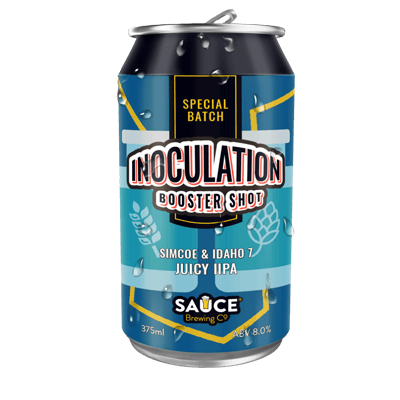 Sauce Inoculation Booster Shot Juicy IIPA 375ml Can