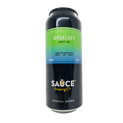 Sauce Mosalaxy Juicy IPA with Mosaic & Galaxy