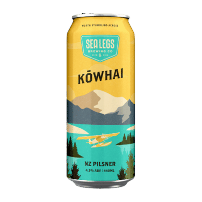 Sea Legs Kowhai NZ Pilsner 440ml Can