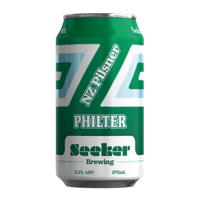 Seeker X Philter NZ Pilsner 375ml Can