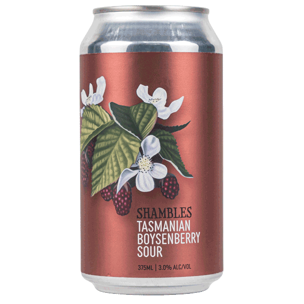 Shambles Tasmanian Boysenberry Sour 375ml Can