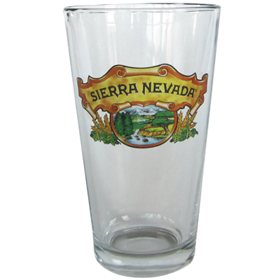 Sierra Nevada Pint Beer Glass