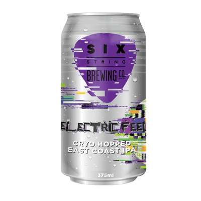 Six String Electric Feel Hopped East Coast IPA 375ml Can
