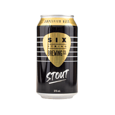 Six String Stout 375ml Can