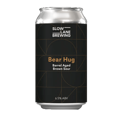 Slow Lane Bear Hug Barrel Aged Brown Sour 375ml Can