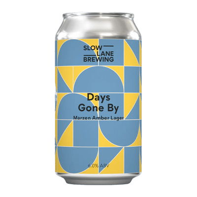 Slow Lane Days Gone By Marzen Amber Lager 375ml Can