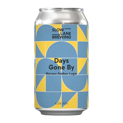 Slow Lane Days Gone By Marzen Amber Lager 375ml Can