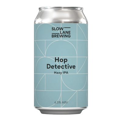 Slow Lane Hop Detective Hazy IPA 375ml Can
