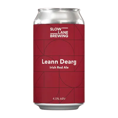 Slow Lane Leann Dearg Irish Red Ale 375ml Can
