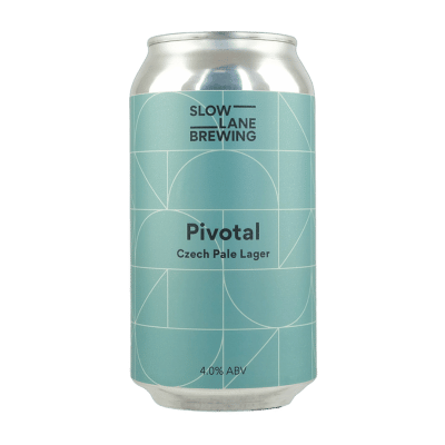 Slow Lane Pivotal Czech Pale Lager 375ml Can