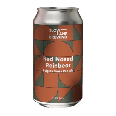 Slow Lane Red Nose Reinbeer Belgian Xmas Red Ale 375ml Can