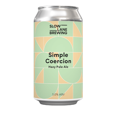 Slow Lane Simple Coercion Hazy Pale Ale 375ml Can