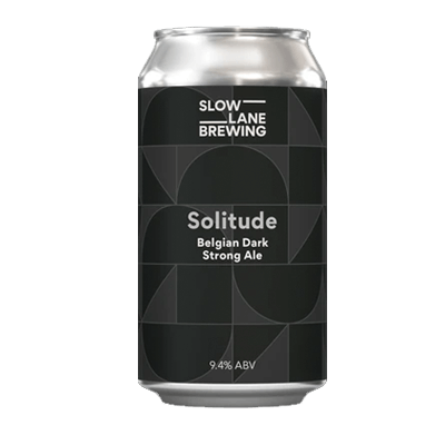 Slow Lane Solitude Belgian Dark Strong Ale 375ml Can