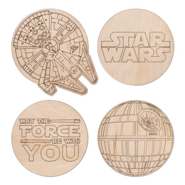 Star Wars Coasters (Set of 4)