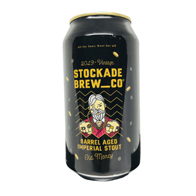 Stockade Old Money BA Imperial Stout 375ml Can