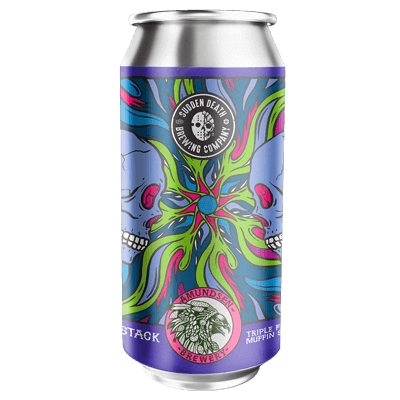Amundsen/Sudden Death Brewing Pimp Stack Triple Fruited Blueberry Muffin Stack Sour 440ml Can
