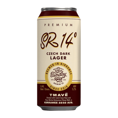 Sunday Road Tmavý Czech Dark Lager 440ml Can