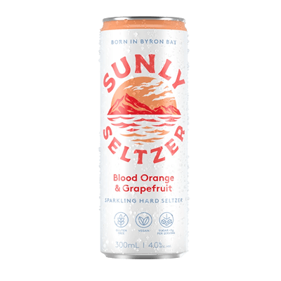 Sunly Seltzer Blood Orange & Grapefruit