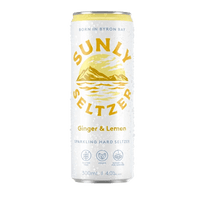 Sunly Seltzer Lemon & Ginger