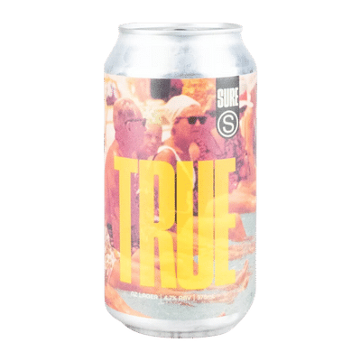 Sure True Hoppy Lager 375ml Can