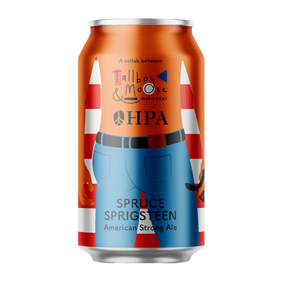 Tallboy & Moose x HPA Spruce Springsteen American Strong Ale 375ml Can
