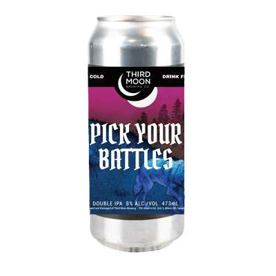 Third Moon Brewing Pick Your Battles Double NEIPA 473ml Can