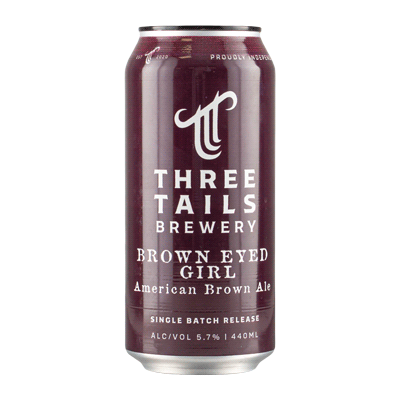 Three Tails Brown Eyed Girl American Brown Ale 440ml Can
