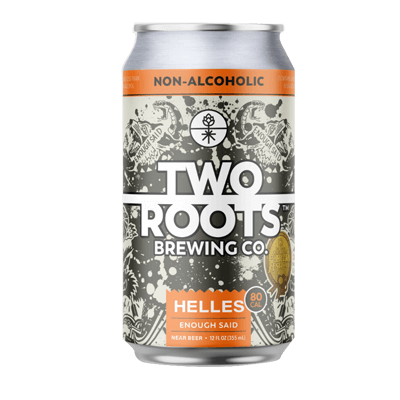 Two Roots Enough Said Non Alcoholic Lager 355ml Can