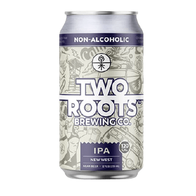 Two Roots New West IPA Non Alcoholic 355ml Can