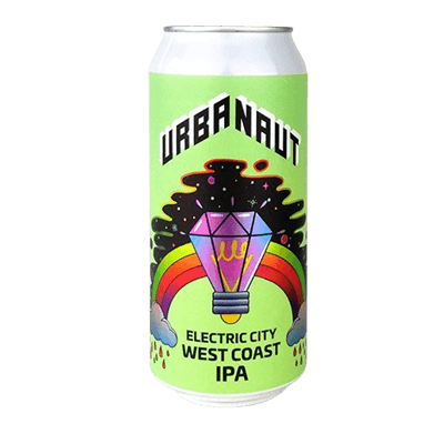 Urbanaut Brewing Electric City West Coast IPA 440ml Can
