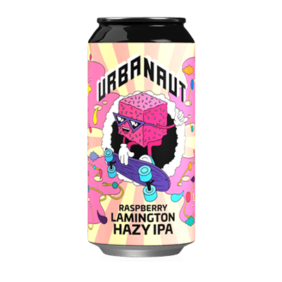 Urbanaut Raspberry Lamington Hazy IPA 440ml Can