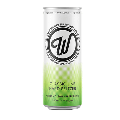 Wayward W Seltzer Classic Lime