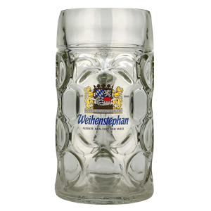 Weihenstephaner Dimple Stein Beer Glass (500ml)