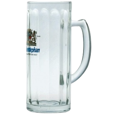 Weihenstephaner Tall Stein Beer Glass (500ml)