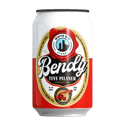 White Bay Bendy Tiny Pilsner 355ml Can