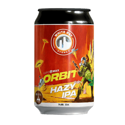 White Bay Lupomax Orbit Hazy IPA 355ml  Can