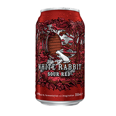 White Rabbit Sour Red Ale 355ml Can
