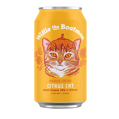 Willie The Boatman Citrus C.A.T. WCIPA 375ml Can
