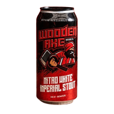 Wooden Axe Beyond Reasonable Stout Nitro White Imperial Stout 440ml Can