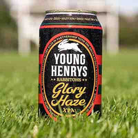 Young Henrys Rabbitohs Glory Haze XPA 375ml Can